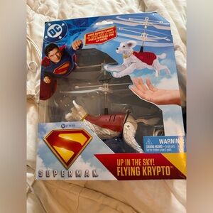 DC Superman and Krypto Flying Set - Red and Blue